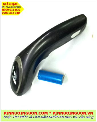 Pin đầu dò quét mã vạch, Pin máy Scan mã vạch Lithium Li-Ion 3.7v ICR17500 /Nhận hàn bấm ghép pin theo yêu cầu riêng từng loại máy Scan